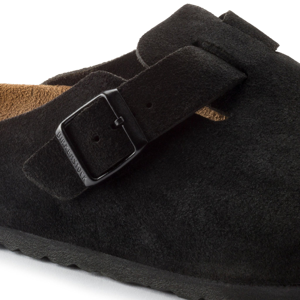 BIRKENSTOCK - Boston Suede SFB Black