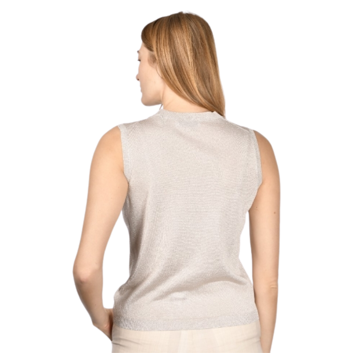 GRAN SASSO - W' Lurex Sleeveless Top