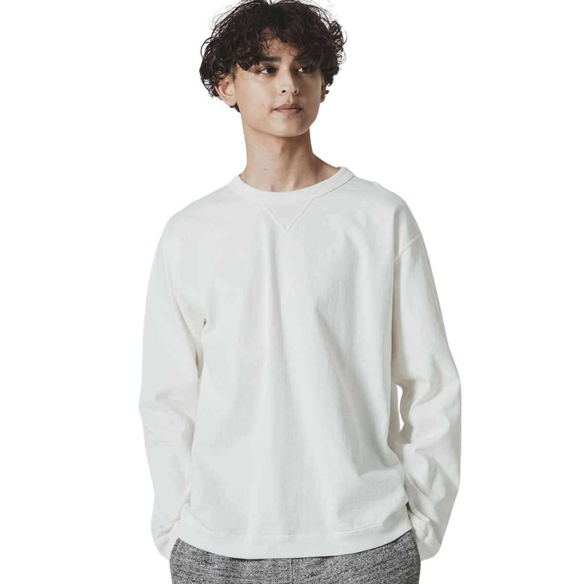 JACKMAN - Dotsume Rib L/S Crew