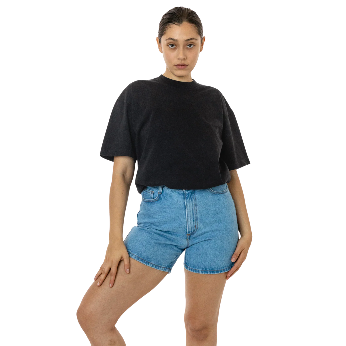 LOS ANGELES APPAREL - 6.5oz Garment Dye Crew Neck T-shirt
