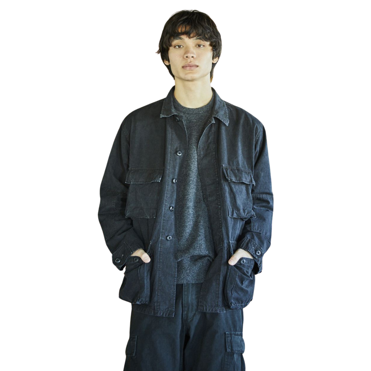 ORSLOW - Stone Black B.D.U Jacket