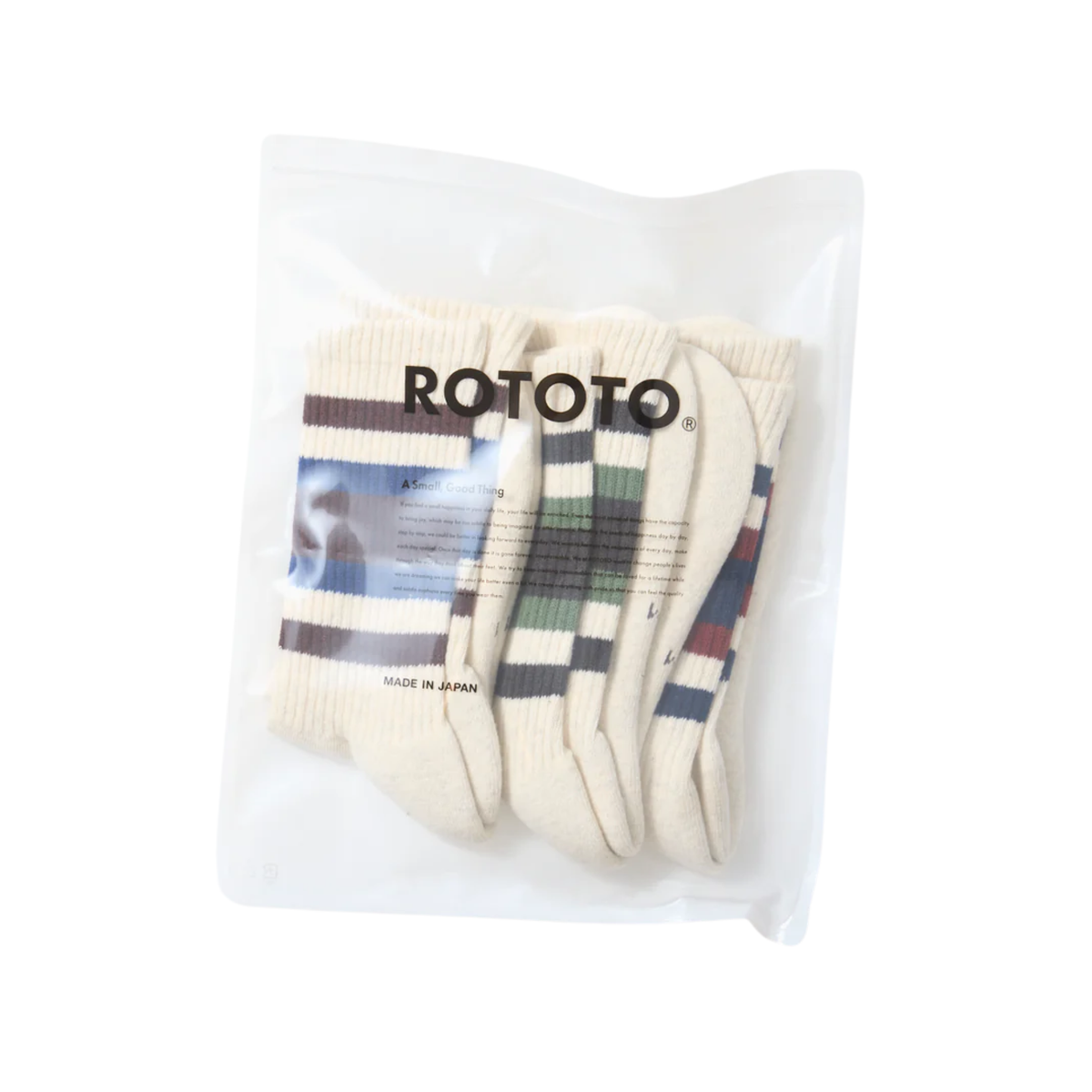 ROTOTO - 3 Pack Everyday Athletic Socks