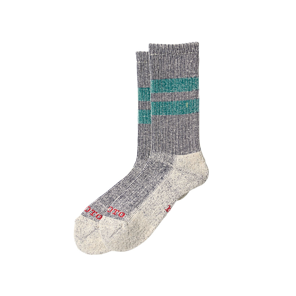 ROTOTO - Pile Stripe Marl Socks