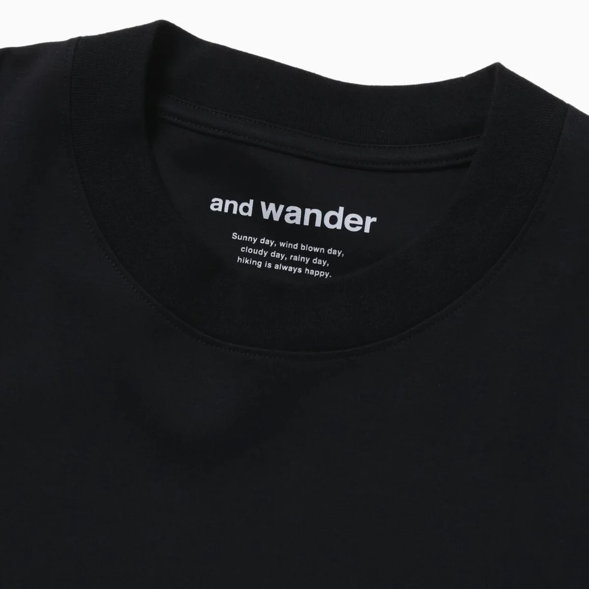 AND WANDER - L\S Combi T-Shirt