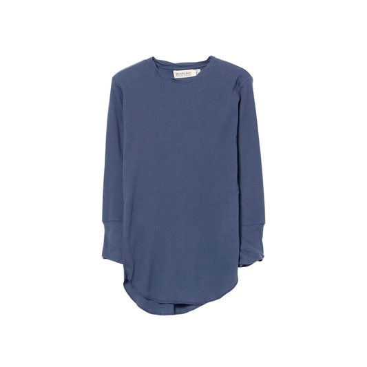 BEAMS BOY - W' Rib Crewneck 3/4 T-Shirt