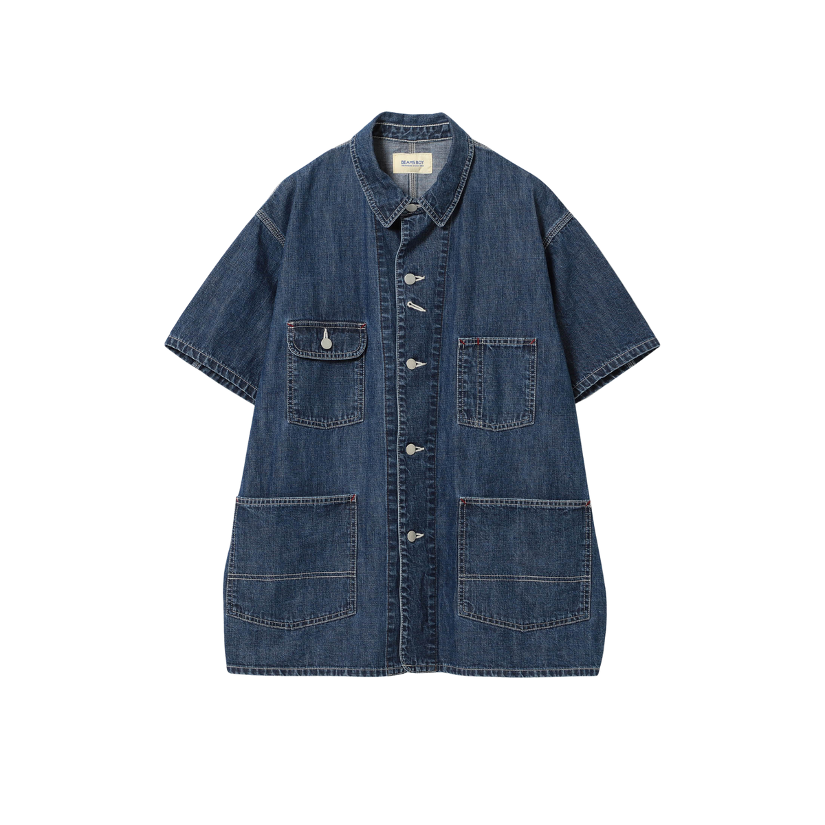 BEAMS BOY - W' S\S Denim Coverall Jacket