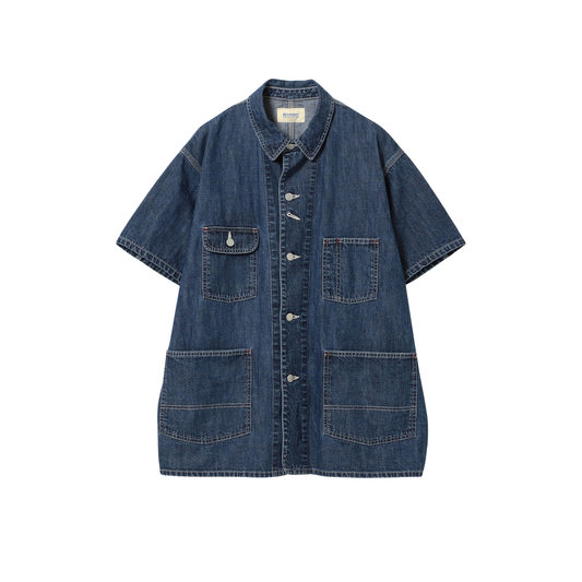 BEAMS BOY - W' S\S Denim Coverall Jacket