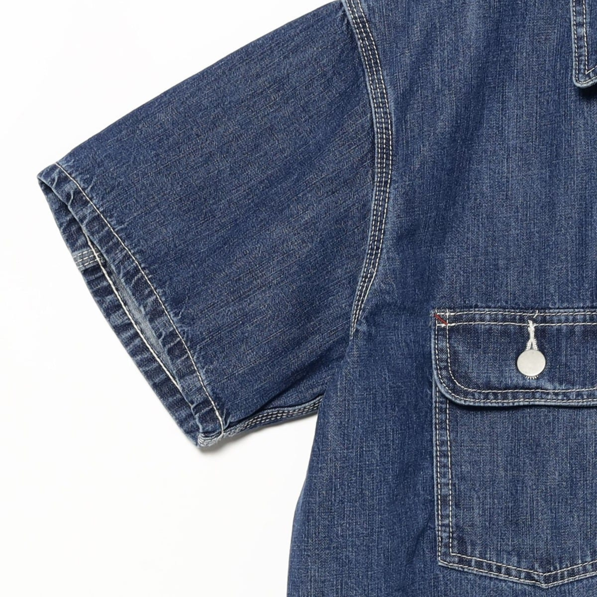 BEAMS BOY - W' S\S Denim Coverall Jacket