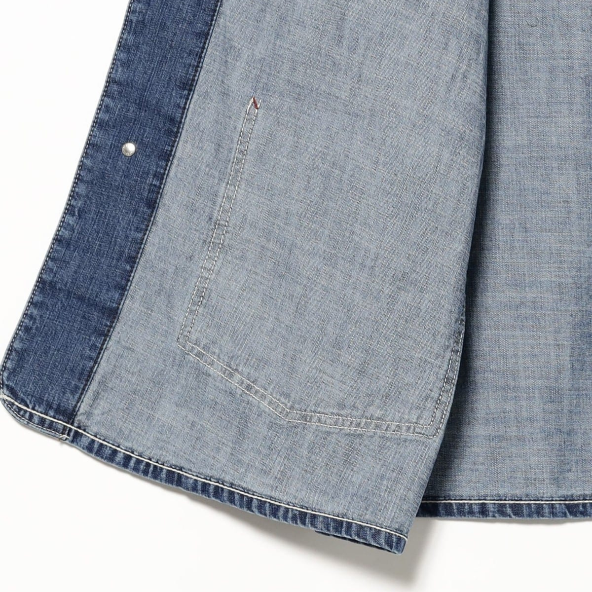 BEAMS BOY - W' S\S Denim Coverall Jacket