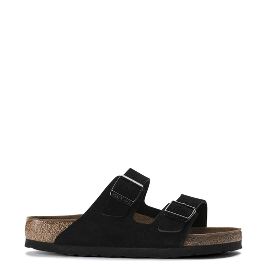 BIRKENSTOCK - Arizona SFB Suede Leather Black