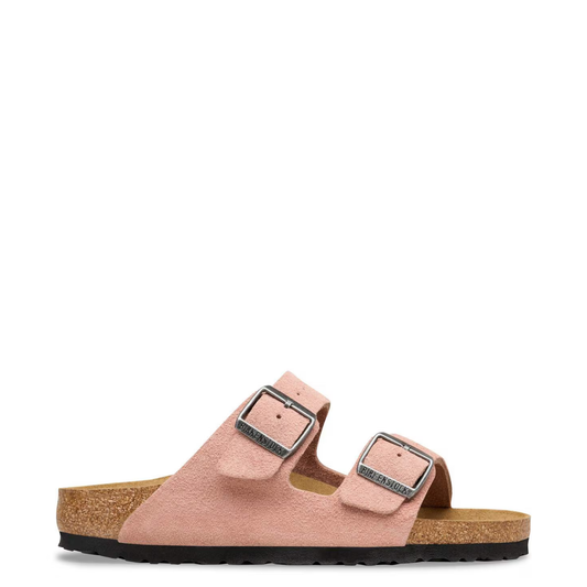 BIRKENSTOCK - Arizona Suede Leather Pink Clay