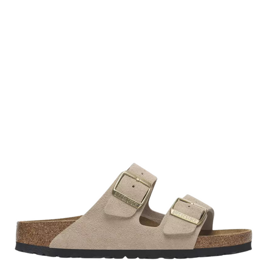 BIRKENSTOCK - Arizona Suede Leather Sandcastle