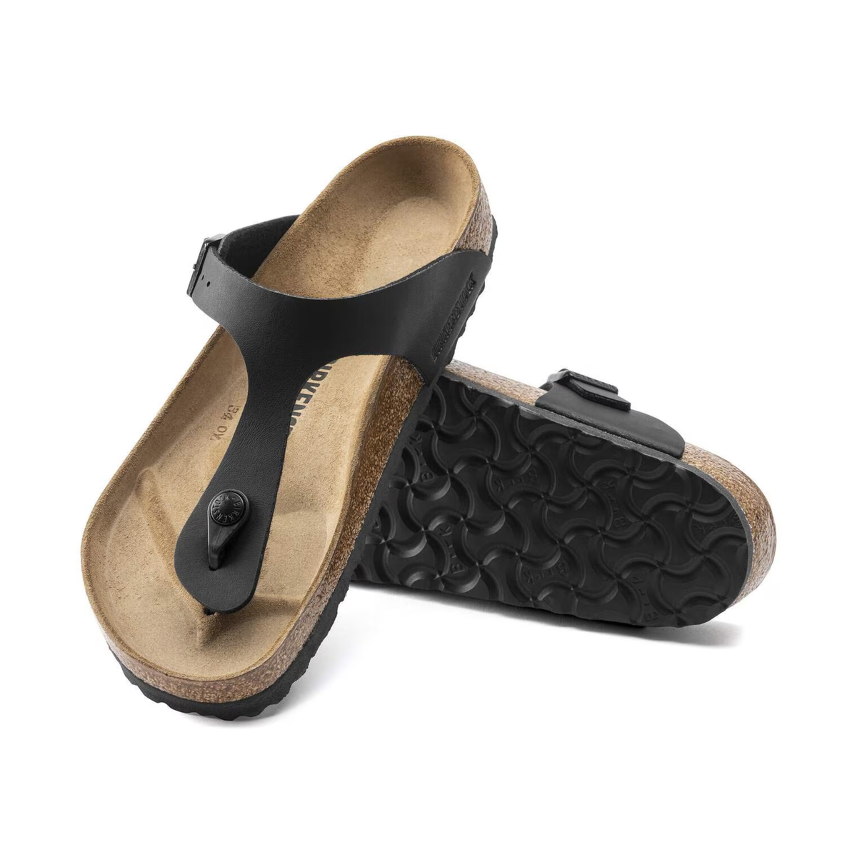 BIRKENSTOCK - Gizeh Birko Flor Black