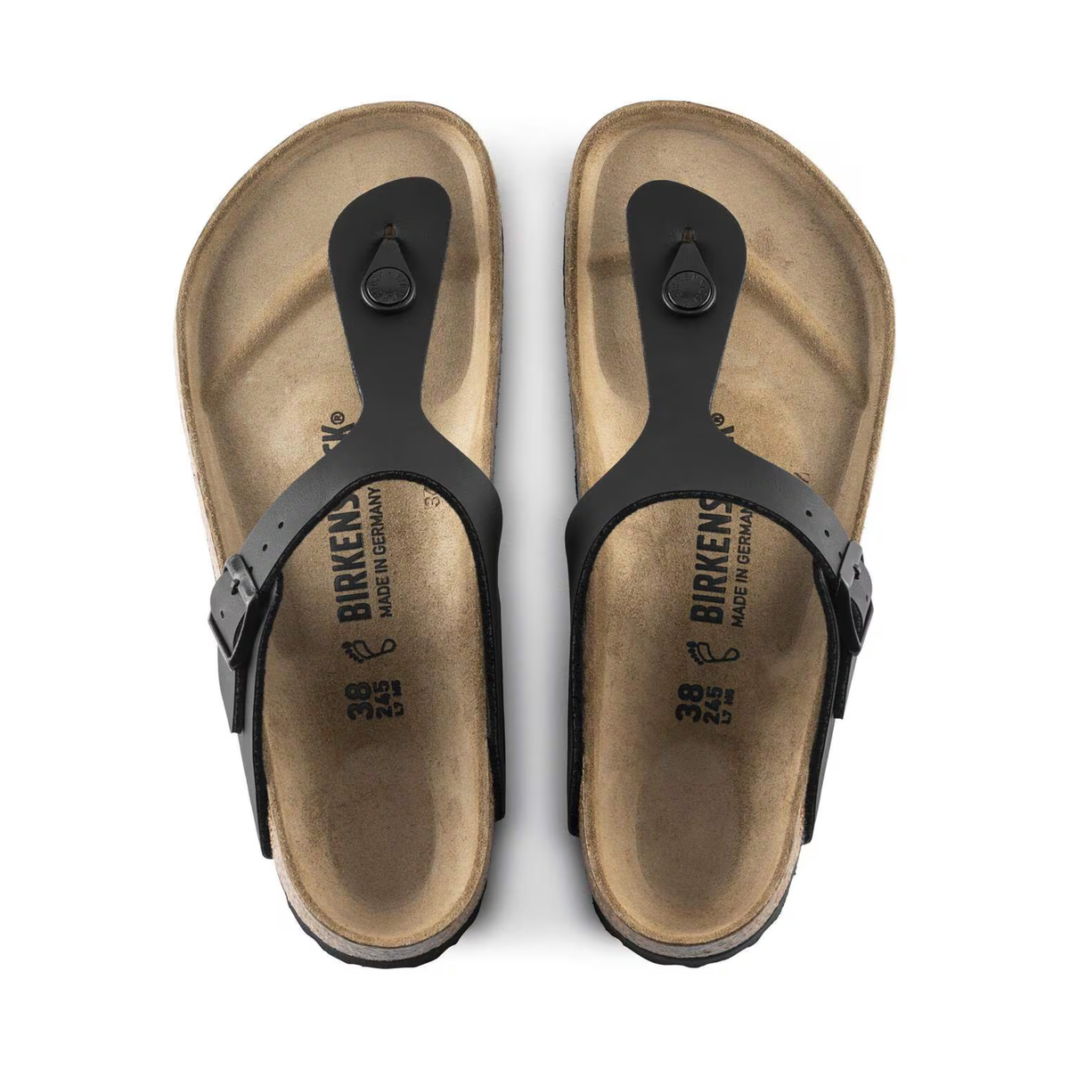 BIRKENSTOCK - Gizeh Birko Flor Black
