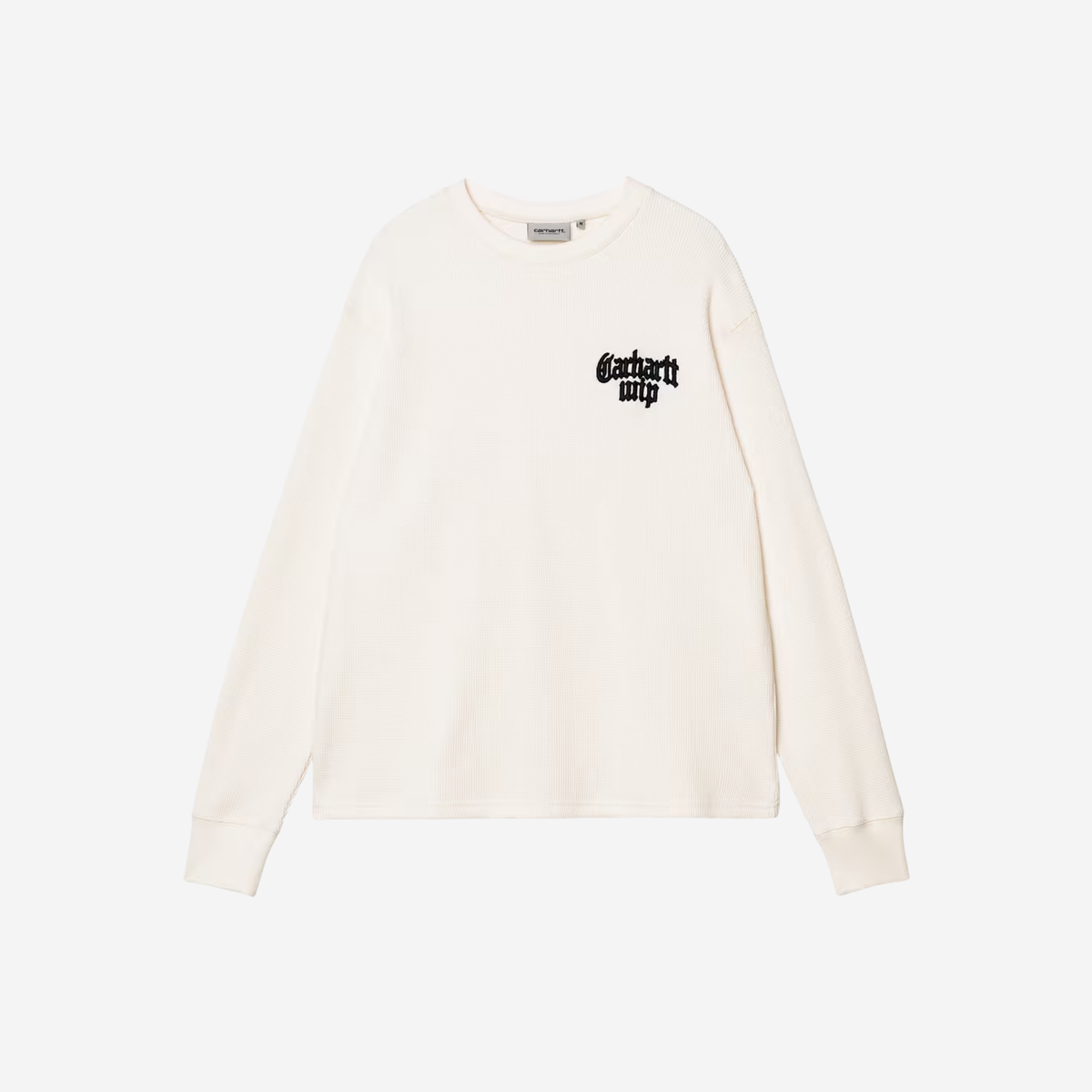 CARHARTT WIP - L\S Blackletter Waffle T-Shirt