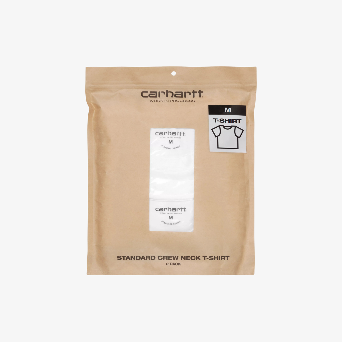 CARHARTT WIP - Standard Crew Neck 2 Pack T-Shirt
