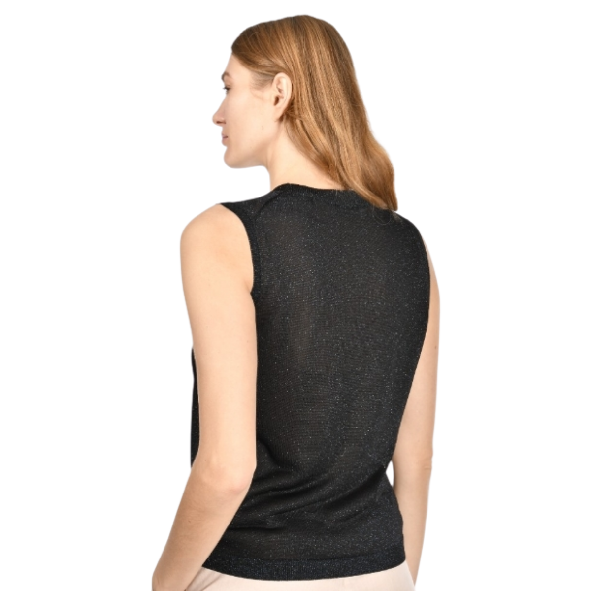 GRAN SASSO - W' Lurex Sleeveless Top