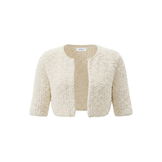 GRAN SASSO - W' Pearl Stitch Short Cardigan