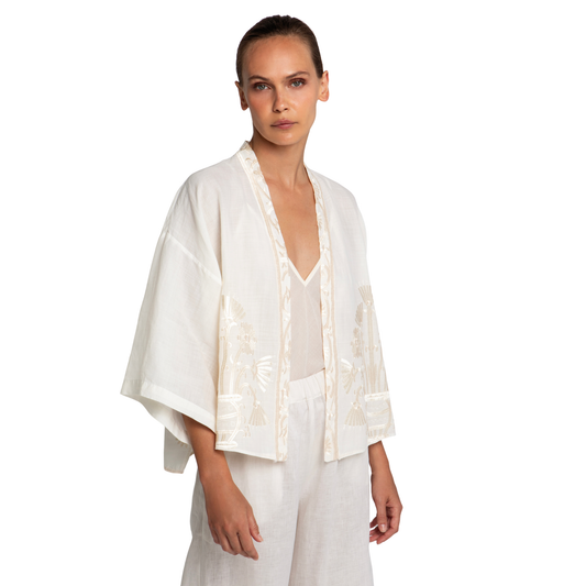 GREEK ARCHAIC KORI - Kimono Short Crete