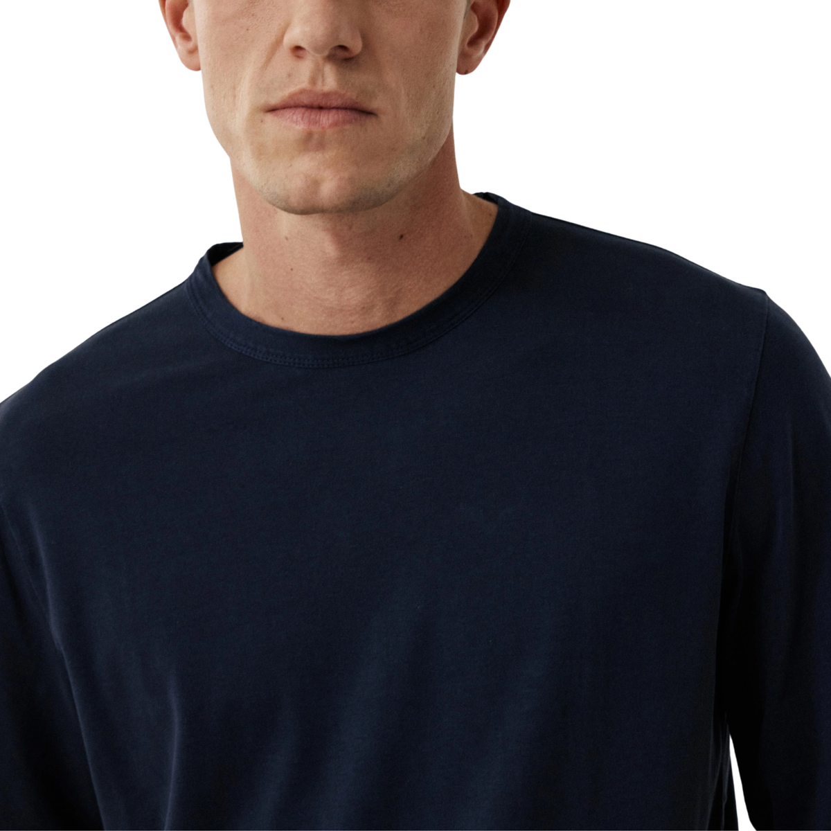 HARTFORD - L\S Knitted Lyocell Cotton Jersey T-Shirt