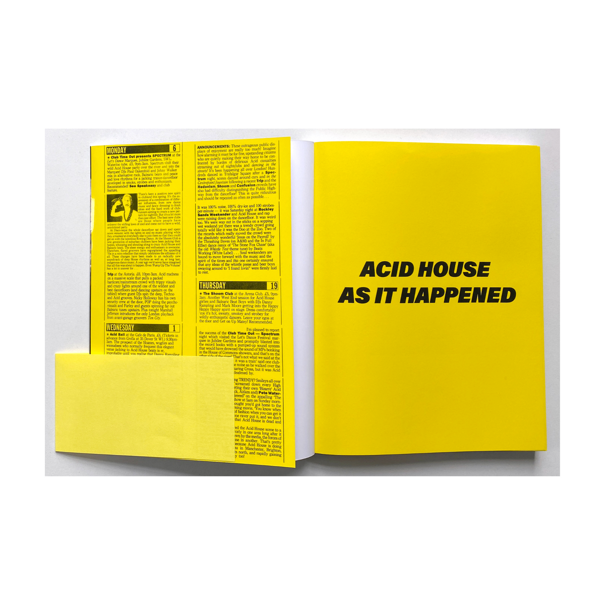 IDEA -  Dave Swindells Acid House As It Happened (Re)Edition Book