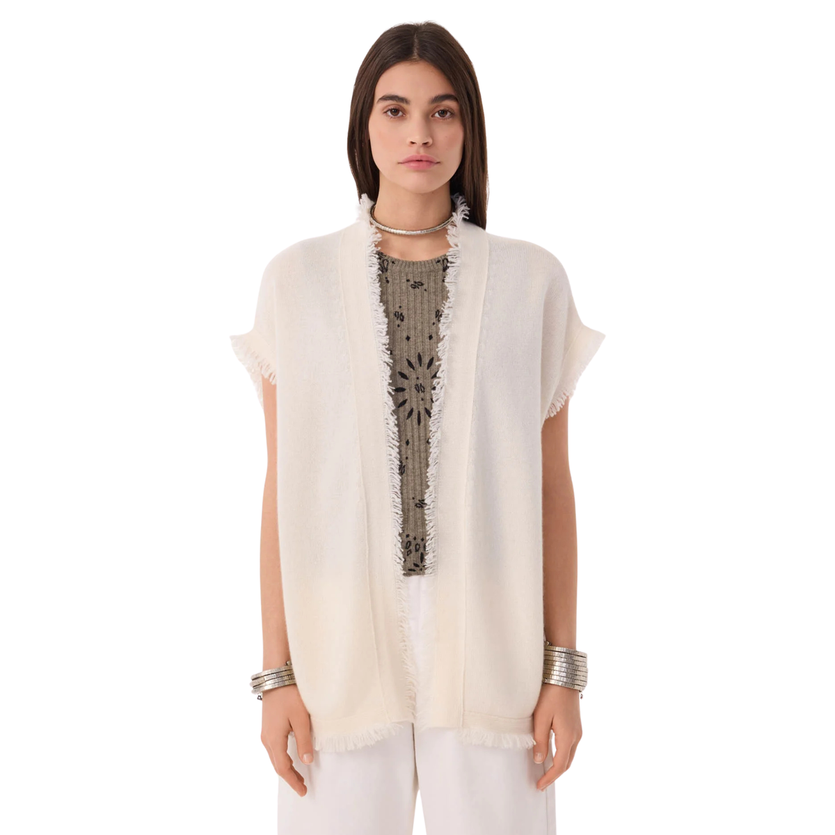 KUJTEN - W' Nessa Sleeveless Cardigan