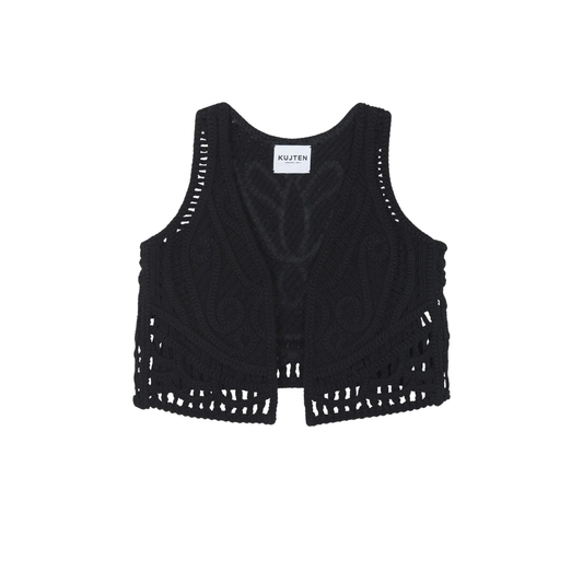 KUJTEN - W' Nieve Arabesque Knitted Vest