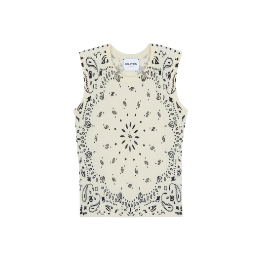 KUJTEN - W' Ribbi Bandana Tank Top