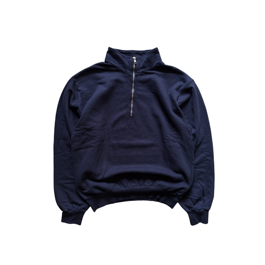 LOS ANGELES APPAREL - 10oz Garment Dye Cotton Fleece Half Zip Pullover