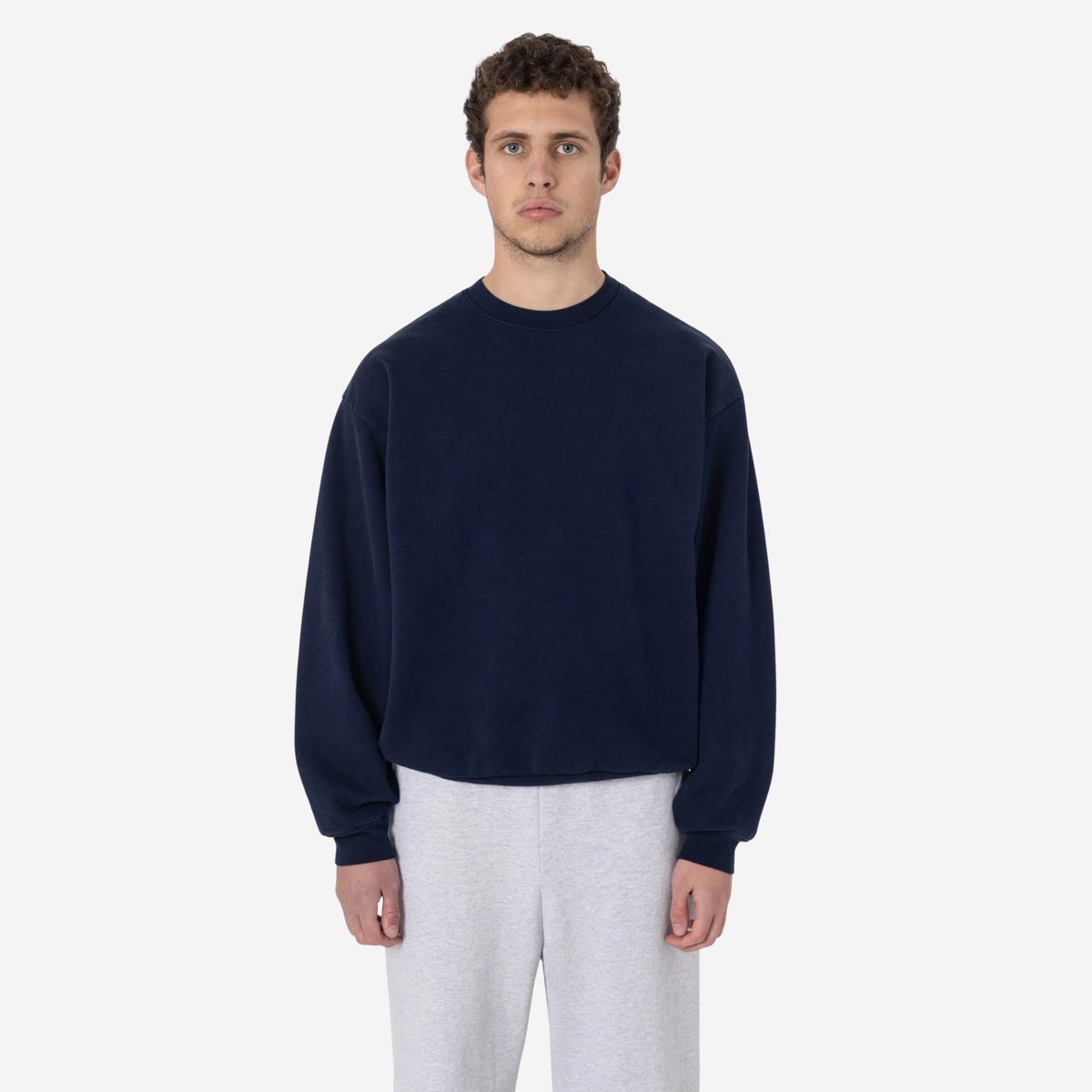 LOS ANGELES APPAREL - 14oz Heavy Fleece Crewneck Sweatshirt