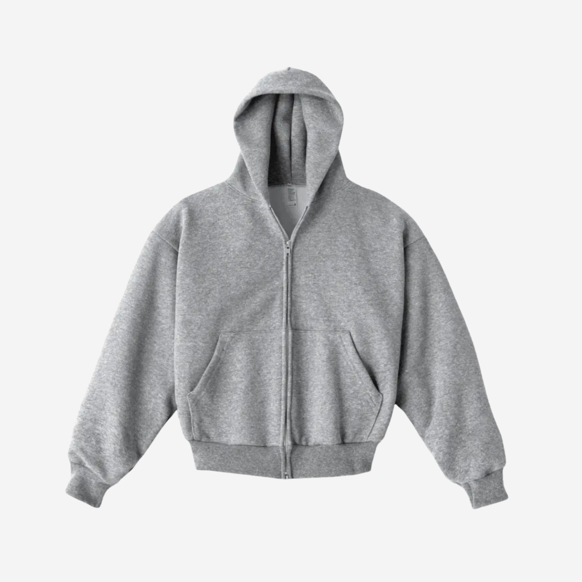LOS ANGELES APPAREL - 12oz Tri Blend Gabardine Zip Hoodie