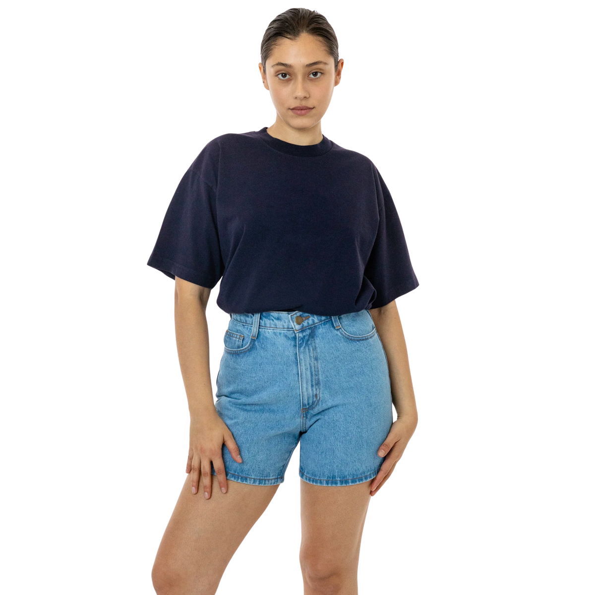 LOS ANGELES APPAREL - 6.5oz Garment Dye Crew Neck T-shirt