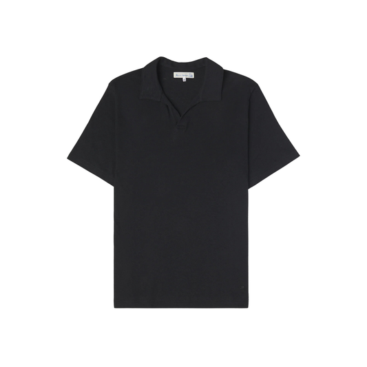 MERZ SCHWANEN - Linen Cotton Polo Shirt