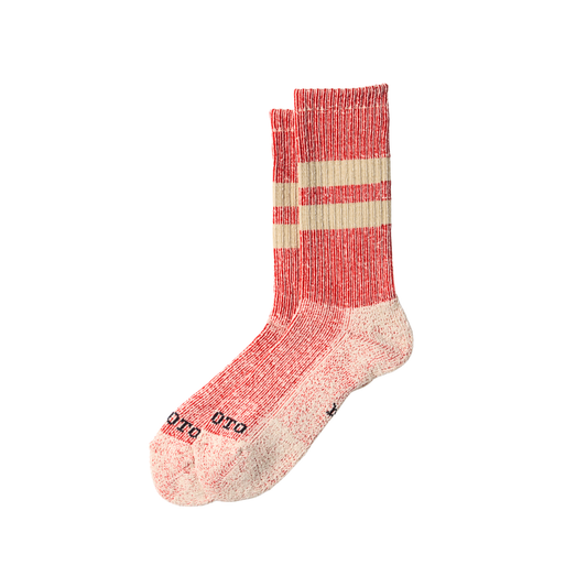 ROTOTO - Pile Stripe Marl Socks