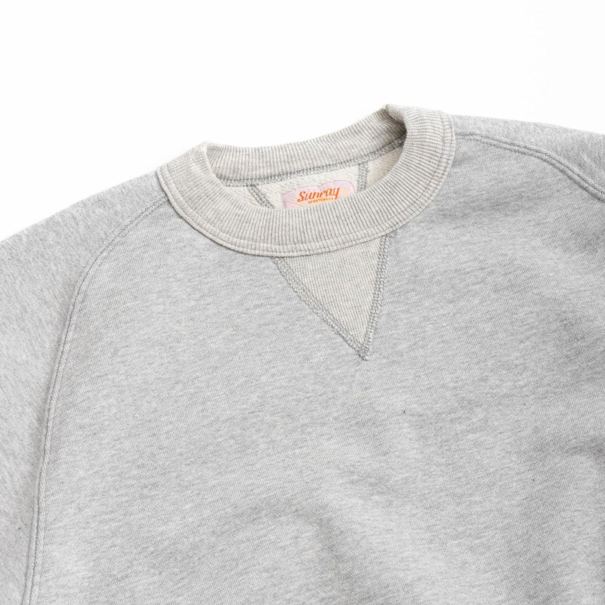 SUNRAY - Puamana Raglan Crew Neck Sweatshirt Hambledon Grey