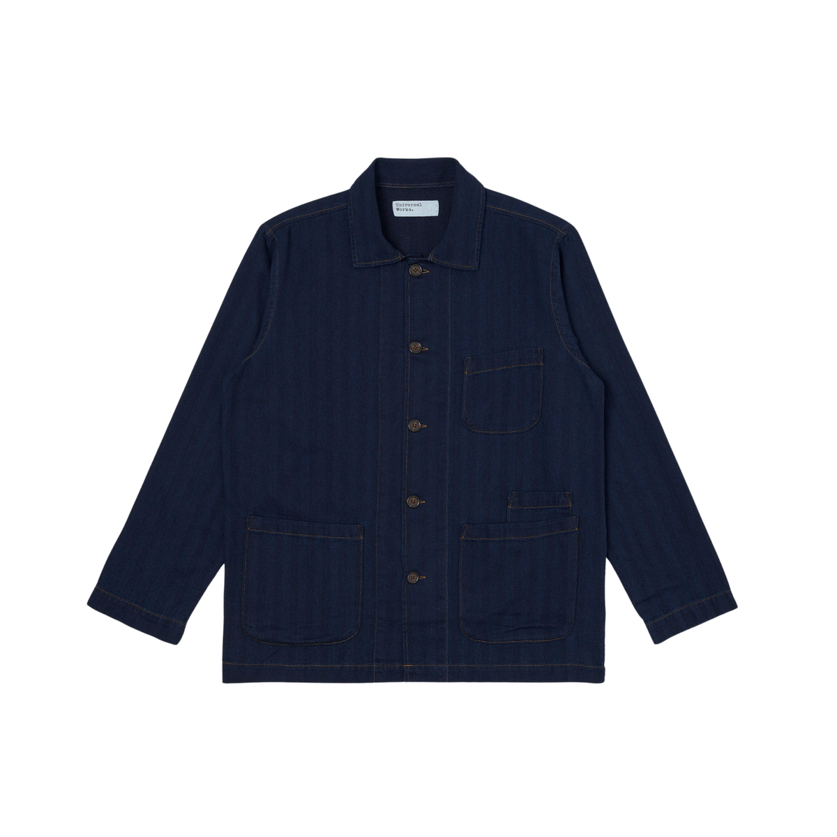 UNIVERSAL WORKS - Recycled Herringbone Bakers Overshirt