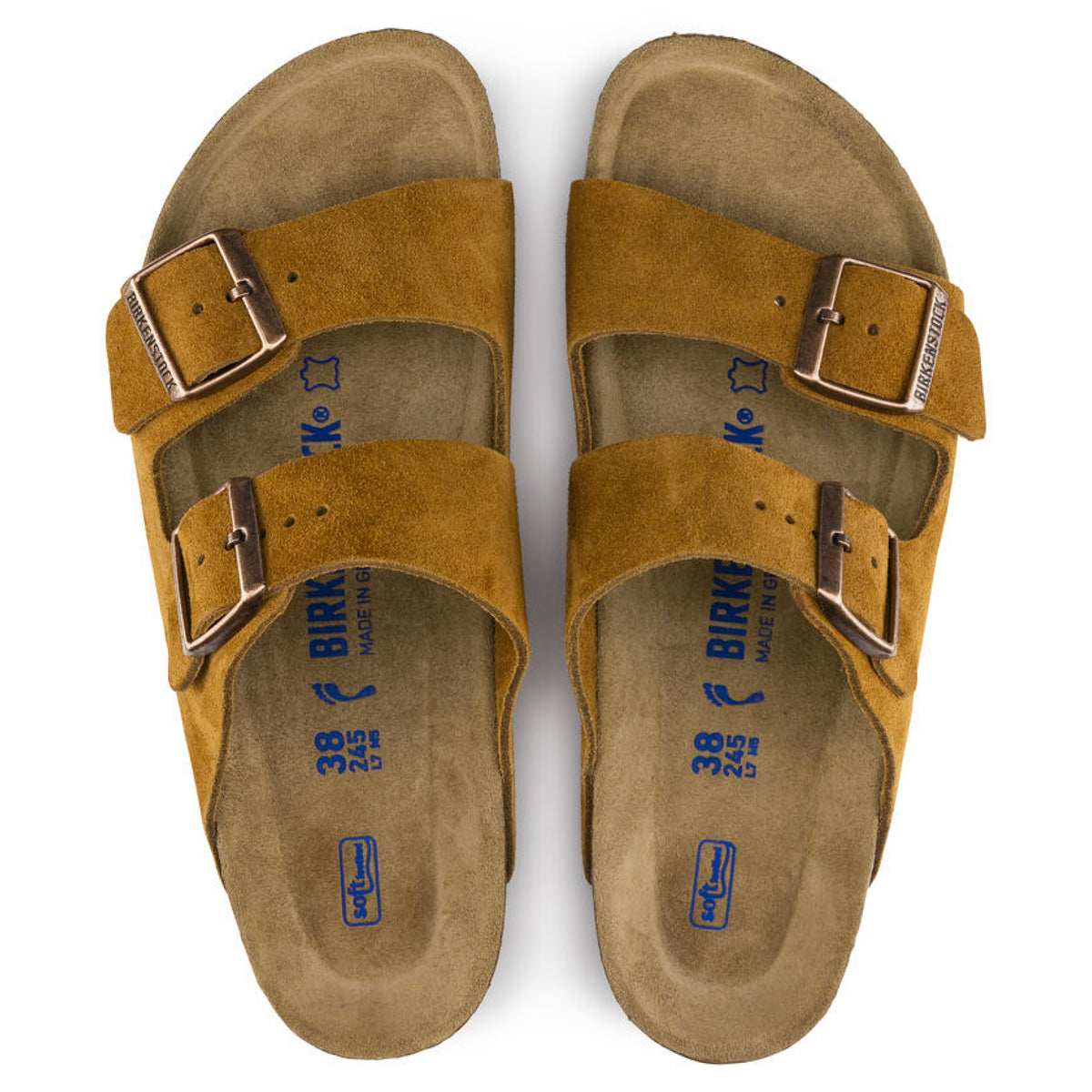 BIRKENSTOCK - Arizona SFB Suede Leather Mink